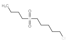 1-butylsulfonyl-5-chloro-pentane structure