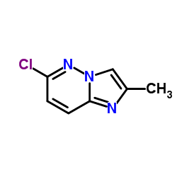 6-Chloro-2-methylimidazo[1,2-b]pyridazine structure