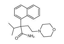 α-Isopropyl-α-(2-morpholinoethyl)-1-naphthaleneacetamide Structure