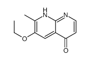1,8-Naphthyridin-4-ol,6-ethoxy-7-methyl-(9CI) Structure