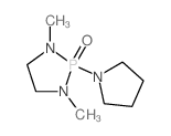 1,3,2-Diazaphospholidine,1,3-dimethyl-2-(1-pyrrolidinyl)-, 2-oxide Structure