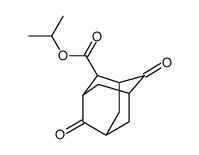 4,8-Dioxo-2-adamantanecarboxylic acid isopropyl ester structure