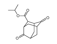 4,8-Dioxo-2-adamantanecarboxylic acid isopropyl ester Structure