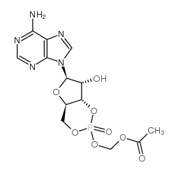 Adenosine 3′,5′-cyclic monophosphate acetoxymethyl ester Structure