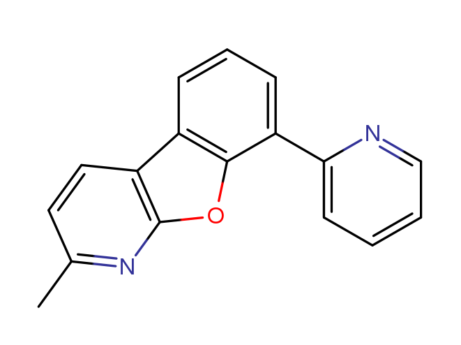 2-Methyl-8-(pyridin-2-yl)benzofuro[2,3-b]pyridine Structure