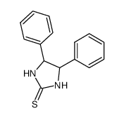 4,5-diphenylimidazolidine-2-thione结构式