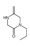 2,5-Piperazinedione,1-propyl-(8CI) Structure