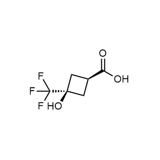 (1S,3s)-3-羟基-3-(三氟甲基)环丁烷-1-羧酸图片