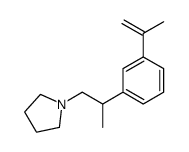 1-[2-(3-prop-1-en-2-ylphenyl)propyl]pyrrolidine Structure