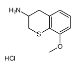 8-METHOXY-THIOCHROMAN-3-YLAMINE HYDROCHLORIDE Structure