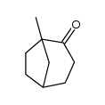 1-methyl-bicyclo[3.2.1]octan-2-one结构式