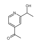 Ethanone, 1-[2-(1-hydroxyethyl)-4-pyridinyl]- (9CI) structure