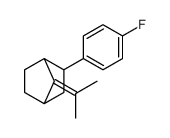 3-(4-fluorophenyl)-7-propan-2-ylidenebicyclo[2.2.1]heptane结构式