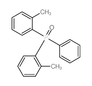 1-methyl-2-[(2-methylphenyl)-phenyl-phosphoryl]benzene structure