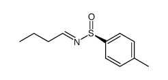 (S)-N-(butylidene)-4-methylbenzenesulfinamide结构式