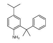 2-(2-phenylpropan-2-yl)-4-propan-2-ylaniline结构式