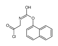 naphthalen-1-yl N-(2-chloro-2-oxoethyl)carbamate结构式