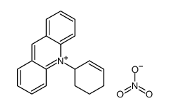 10-cyclohex-2-en-1-ylacridin-10-ium,nitrate结构式