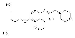 N-(8-butoxyquinolin-5-yl)-2-morpholin-4-ylacetamide,dihydrochloride Structure
