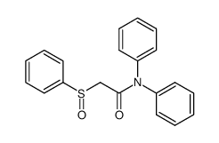 N,N-diphenyl-2-(phenylsulfinyl)acetamide结构式