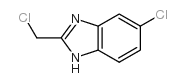 6-氯-2-氯甲基苯并咪唑结构式
