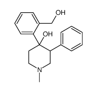 4-Piperidinol, 4-[2-(hydroxymethyl)phenyl]-1-methyl-3-phenyl- Structure