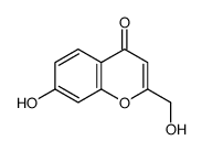 7-hydroxy-2-(hydroxymethyl)chromen-4-one结构式