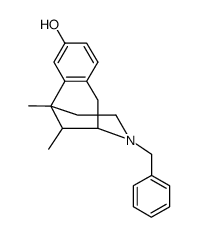 3-benzyl-1,2,3,4,5,6-hexahydro-6,11-dimethyl-2,6-methano-3-benzazocin-8-ol结构式