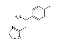 (Z)-2-(4,5-dihydro-1,3-oxazol-2-yl)-1-(4-methylphenyl)-1-ethen-1-amine Structure
