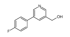 [5-(4-fluorophenyl)pyridin-3-yl]methanol结构式