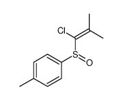 1-(1-chloro-2-methylprop-1-enyl)sulfinyl-4-methylbenzene结构式