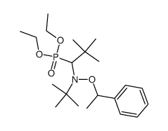 2,2,5,5-tetramethyl-3-(1-phenylethoxy)-4-diethylphosphono-3-azahexane Structure