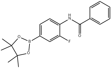 4-(苯甲酰基氨基)-3-氟苯基硼酸频哪醇酯图片