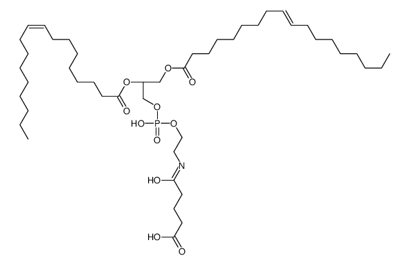 1,2-DIOLEOYL-SN-GLYCERO-3-PHOSPHO[N-(4-CARBOXYBUTANOYL)ETHANOLAMINE]结构式