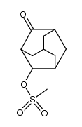 4-oxotricyclo [3.3.1.13,7]dec-2-yl methanesulfonate结构式