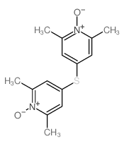 2,6-Lutidine,4,4'-thiodi-, 1,1'-dioxide (8CI) structure