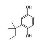 2-(2-methylbutan-2-yl)benzene-1,4-diol结构式