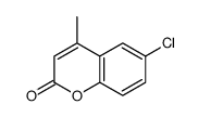 6-CHLORO-4-METHYL-2H-CHROMEN-2-ONE结构式