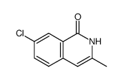 7-chloro-3-methyl-2H-isoquinolin-1-one结构式