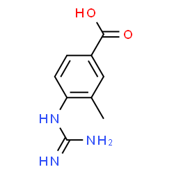 Benzoic acid, 4-[(aminoiminomethyl)amino]-3-methyl- (9CI) Structure