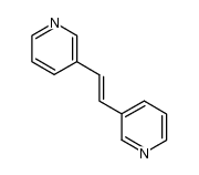 3-[2-(3-pyridyl)-1-ethenyl]pyridine结构式