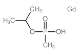 Phosphonic acid,methyl-, monoisopropyl ester, gadolinium(3+) salt (8CI)结构式