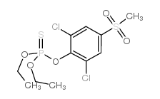 CHLORTHIOPHOS SULFONE结构式