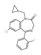 氟托西泮结构式