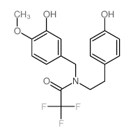 Acetamide,2,2,2-trifluoro-N-[(3-hydroxy-4-methoxyphenyl)methyl]-N-[2-(4-hydroxyphenyl)ethyl]- picture