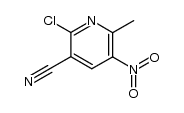 2-Chloro-6-methyl-5-nitronicotinonitrile picture
