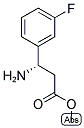 METHYL (3S)-3-AMINO-3-(3-FLUOROPHENYL)PROPANOATE结构式