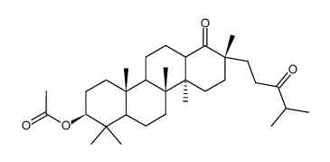 3β-acetoxy-18,19-secolupane-18,19-dione Structure