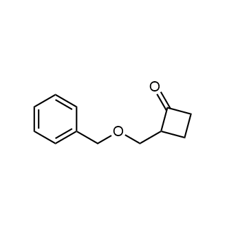 2-[(苄氧基)甲基]环丁烷-1-酮结构式