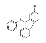 2-bromo-9-phenylsulfanyl-9H-fluorene结构式